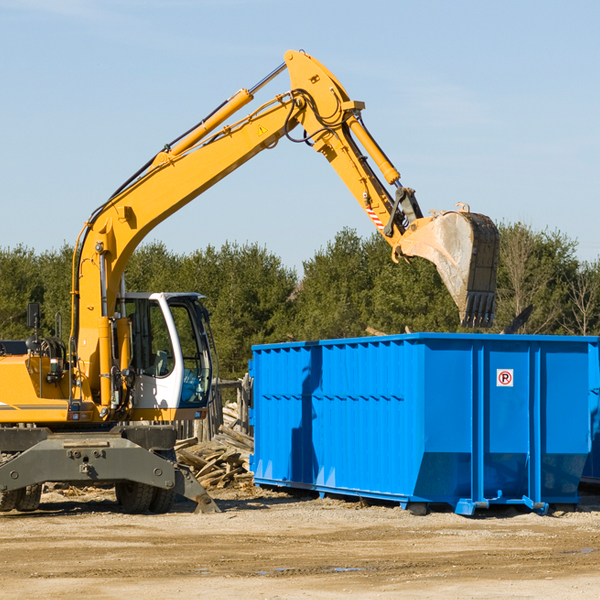 is there a minimum or maximum amount of waste i can put in a residential dumpster in Huey Illinois